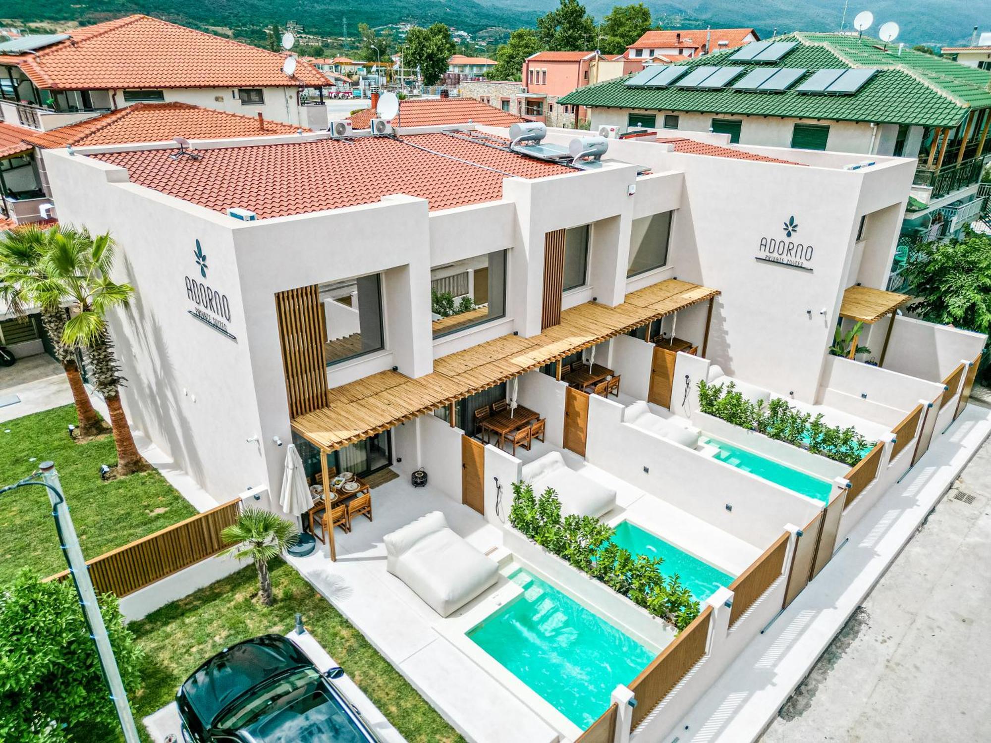 Adorno Private Suites Only Adults & Kids 12 Plus Неа-Врасна Экстерьер фото