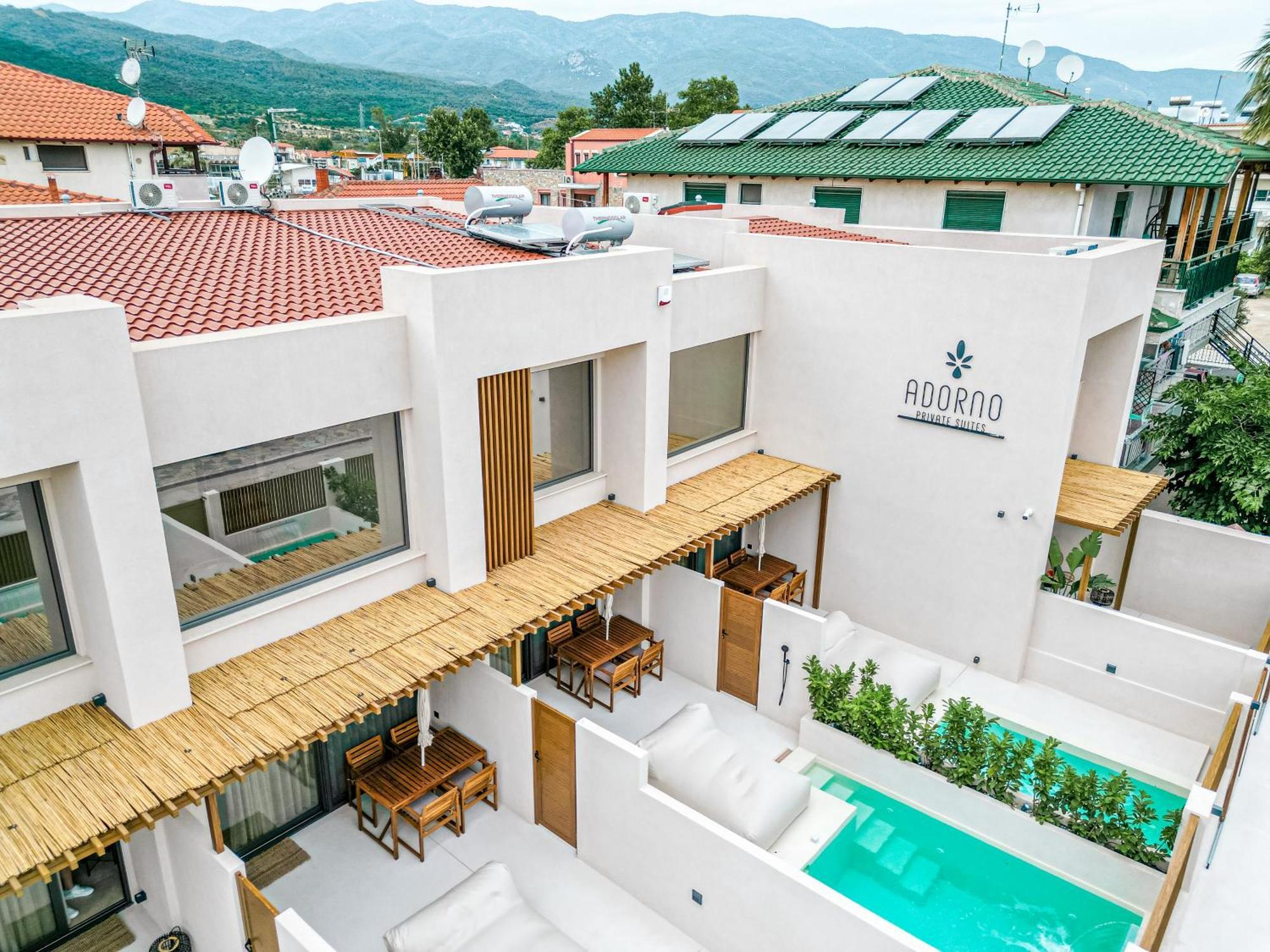 Adorno Private Suites Only Adults & Kids 12 Plus Неа-Врасна Экстерьер фото
