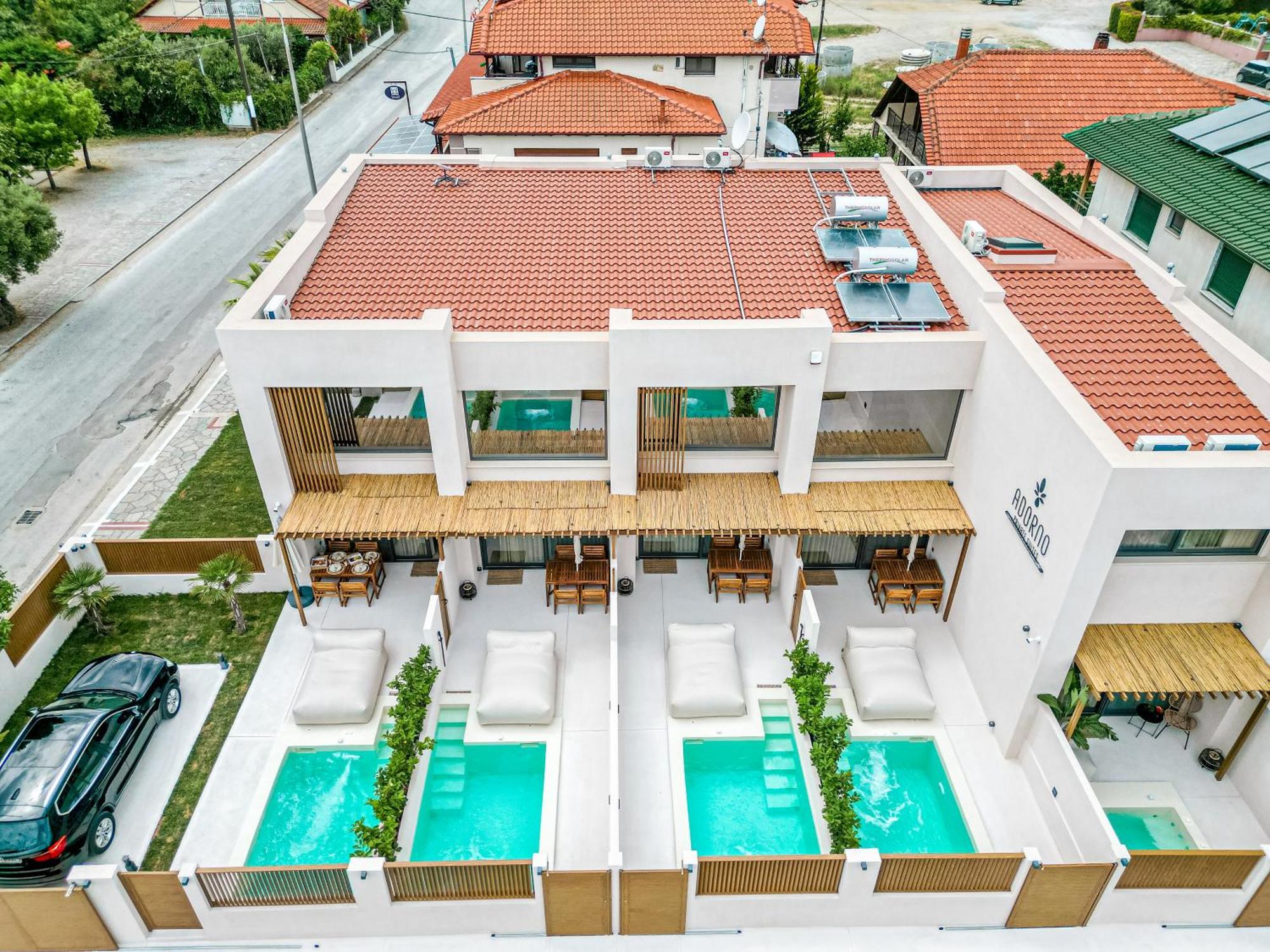 Adorno Private Suites Only Adults & Kids 12 Plus Неа-Врасна Экстерьер фото