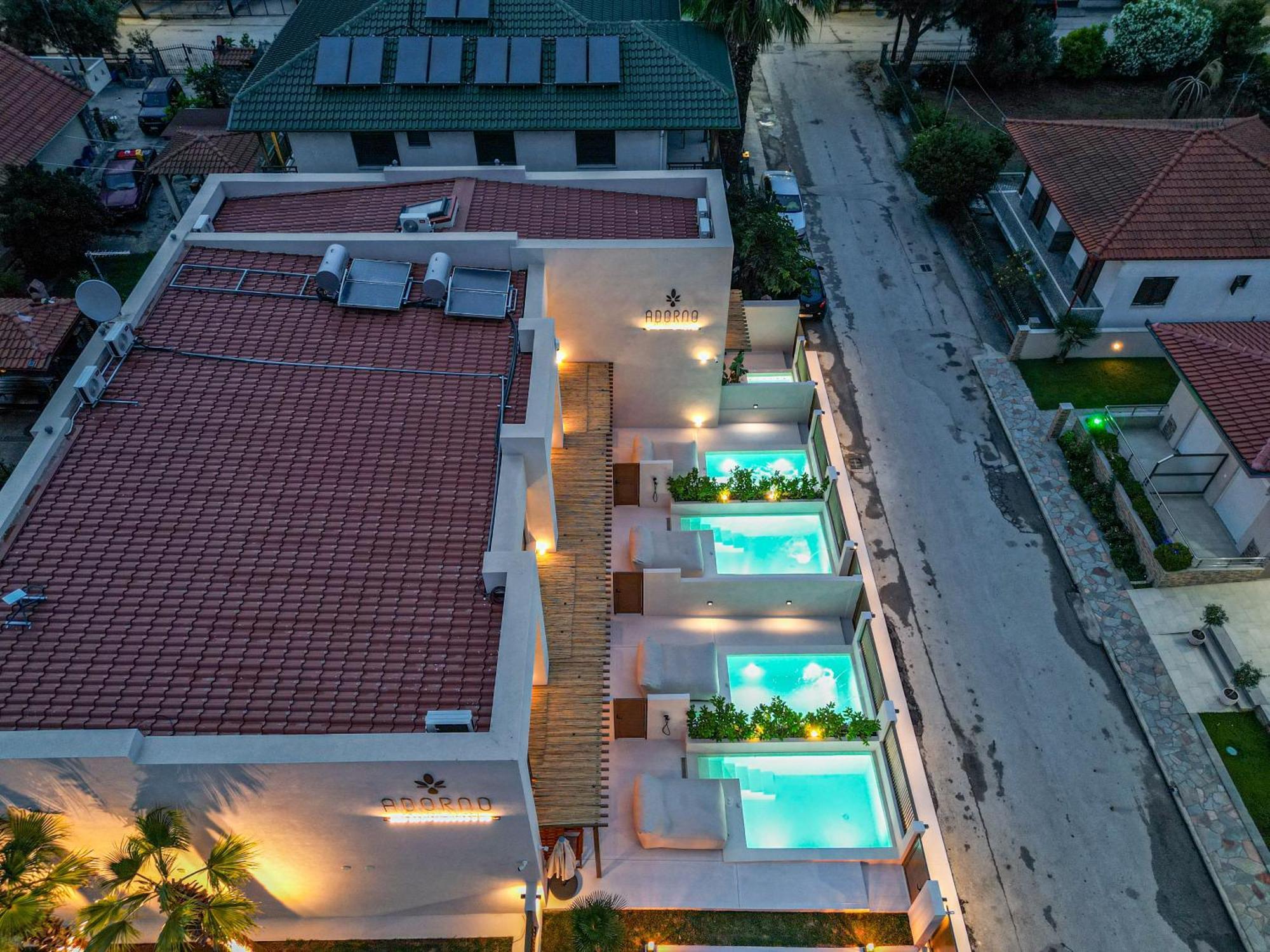 Adorno Private Suites Only Adults & Kids 12 Plus Неа-Врасна Экстерьер фото